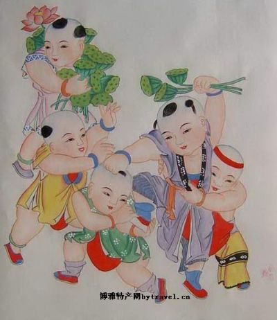 高密扑灰年画