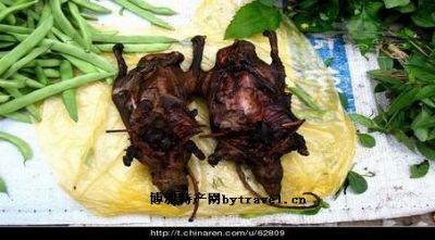 烤竹鼠肉