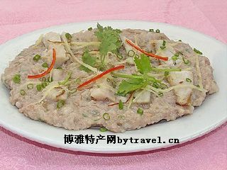 马蹄蒸肉饼